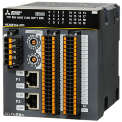 三菱cc-link NZ2GFCF1-32D 32點 DC24V（漏型）輸入，遠程模塊、FCN式